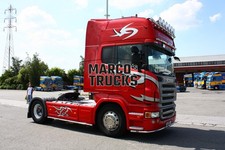 Foto camion Scania R580 trattore Svezia rosso Passion for power #i6lm