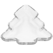  Vassoio da portata a forma di albero di Natale, piatto di frutta e caramelle in