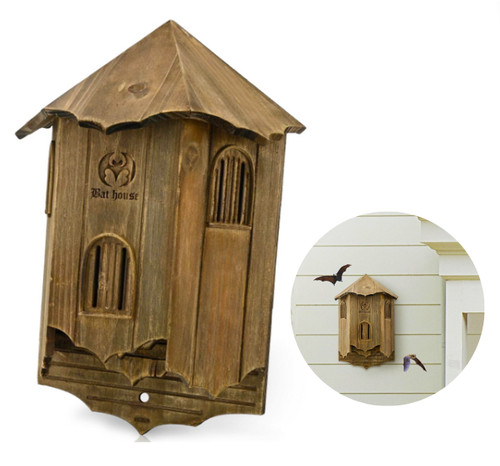 Wooden castle bat houses - castle,