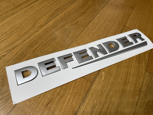 Defender scritta grigio - scritta,