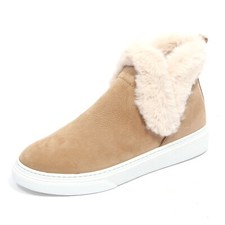 8179AB polacchino donna HOGAN SLIP ON suede beige boots women