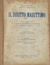 Il diritto marittimo fasc. II Anno 1949. . AA.VV.. 1949. .