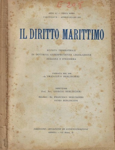 Diritto marittimo fasc - marittimo, ii