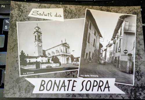 Cartolina bonate sopra bergamo - cartolina,