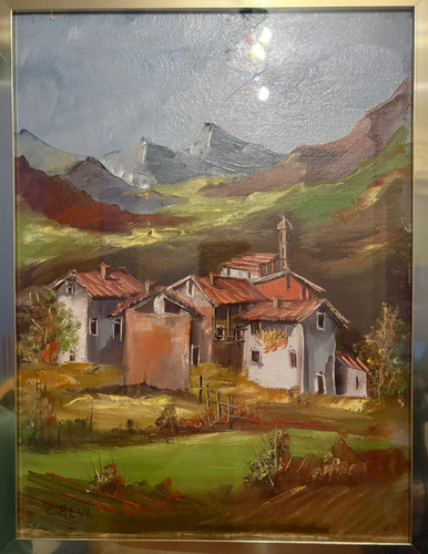 Quadro del pittore calvi - pittore,