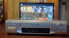 SONY SLV-SE210 VIDEOREGISTRATORE VHS REVISIONATO CON TELECOMANDO ORIGINALE 