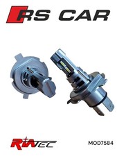 KIT LAMPADE LED H4 H19 RIATEC MOD7584 VEGA TURBO CON DISSIPAZIONE ATTIVA 