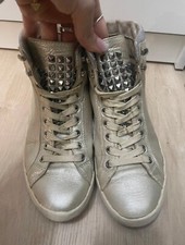 Scarpe basse Crime color oro donna EU 36