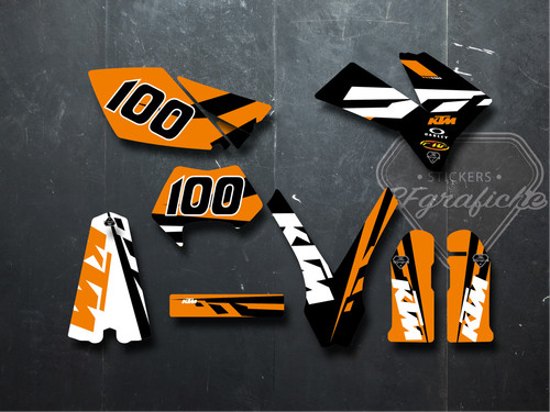 Grafiche ktm exc - grafiche, enduro