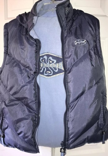 Gilet reversibile anapurna blu - gilet,