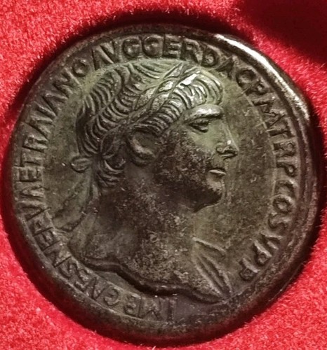 Riproduzione moneta romana - di,