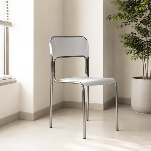 Sedia mod ascona bianca - mod.,