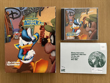 RARO Disney Paperino Goin Quakers Quack Attack PC Big Box Ubisoft 2000 UK Ver