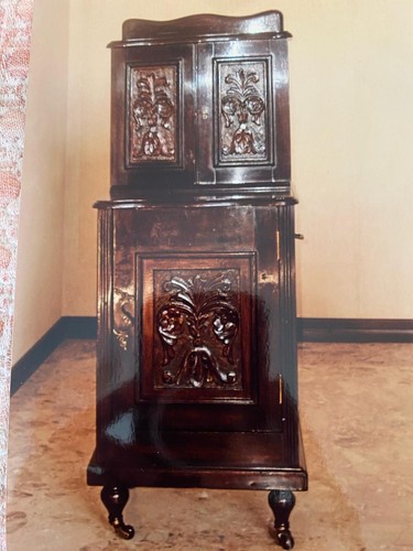 Comodino como alto intarsiato - comodino,