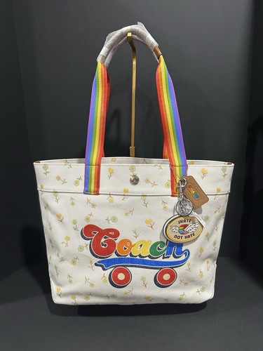 Borsa coach pride tela con - in,