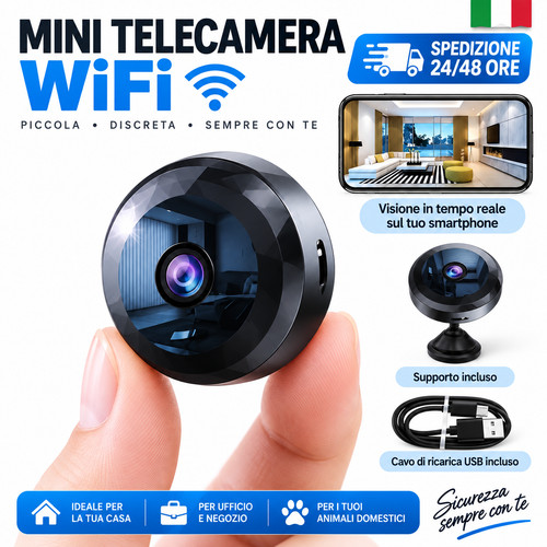 Mini telecamera wifi esterno - mini,