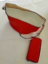 Borsa Carpisa rosso panna con