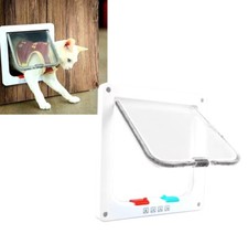 Gattaiola Porta Basculante per Gatti E Cani, Entrata E Uscita Controllabile, Mat