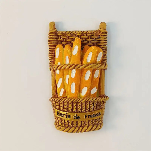 Baguette fridge magnet - baguette,
