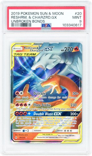 Reshiram charizard gx 2019 - charizard,