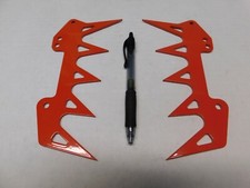 PUNTA PARAURTI CANE ABBATTIMENTO MOTOSEGA (SET DI 2) ADATTA STIHL 084 088 MS880 (ARANCIONE)