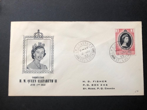 Santa lucia 1953 qeii - santa,
