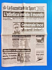 GAZZETTA DELLO SPORT 5 AGOSTO 1995 GEORGE WEAH-MILAN-BAGGIO-PAUL INCE-INTER