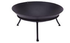 BRACIERE NUOVO  LINEA VERA  elegante braciere in acciaio nero (47 cm)
