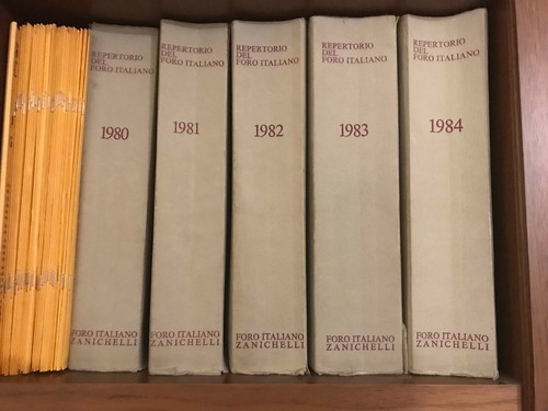 Repertorio del foro italiano - repertorio,