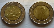 500 lire Italia moneta 1998, Repubblica commemorativa 20° ann. IFAD, KM 193