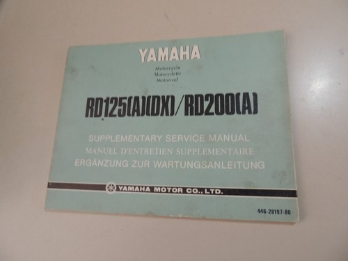 Yamaha 125 200 dx 1974 - rd,