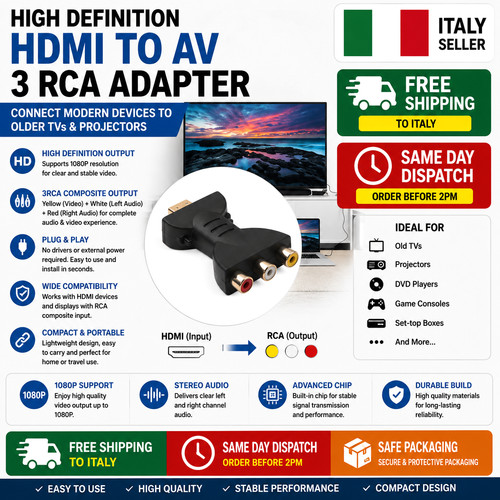 Hdmi rca full - full, video