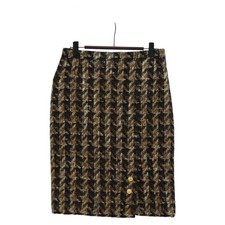CHANEL Gonna Tweed Nero CC