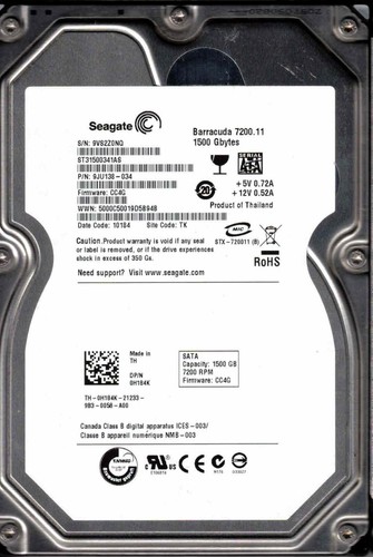 St31500341as 9ju138 034 - st31500341as,, 9ju138-034