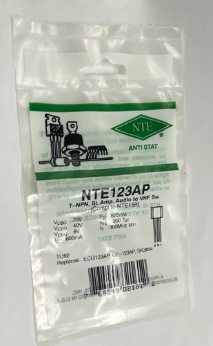 Nte123ap npn amplificatore - npn, si