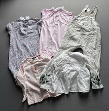 Confezione Vestiti Bambini Bambina 18-24 Mesi Abiti Top Body Camicie x5