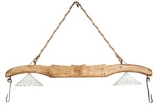 Lampadario Giogo Legno Tiglio