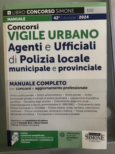 Libro per concorso polizia - per,