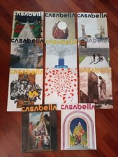 CASABELLA anno 1973 completo 11 numeri Mendini Architettura Radicale