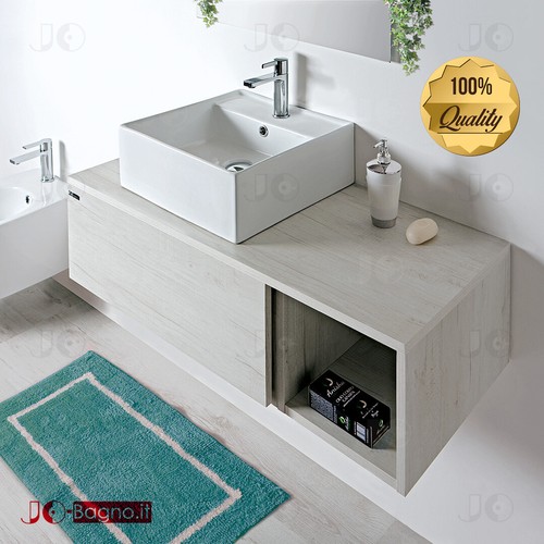 Mensola bagno sospesa 100 - bagno,