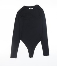 Body donna Zara nero manica