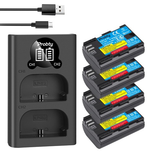 Batteria 2650 mah - lp-e6, +