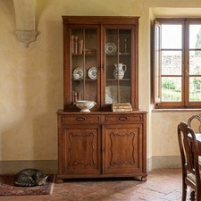Credenza antica impiallacciata - credenza,