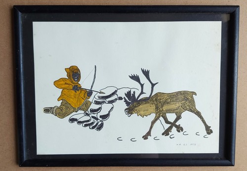 Vintage 1975 inuit caribou - ca.1975,