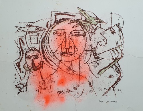 Quadro personaggi 1981 - quadro,