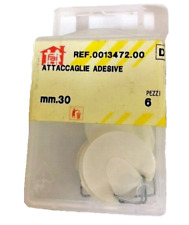 6 Attaccaglie adesive asole mm