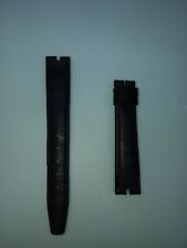  cinturino pelle nero originale Gucci 16mm con taglio e senza fibbia