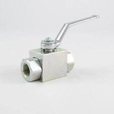 RUBINETTO  ALTA PRESSIONE A SFERA PER OLEODINAMICA 500 BAR 2 VIE RS2