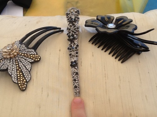 Hair clips fermacapelli strass - clips,