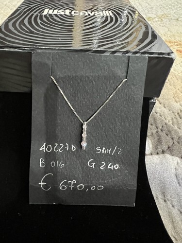 Collana oro con diamantini - collana,